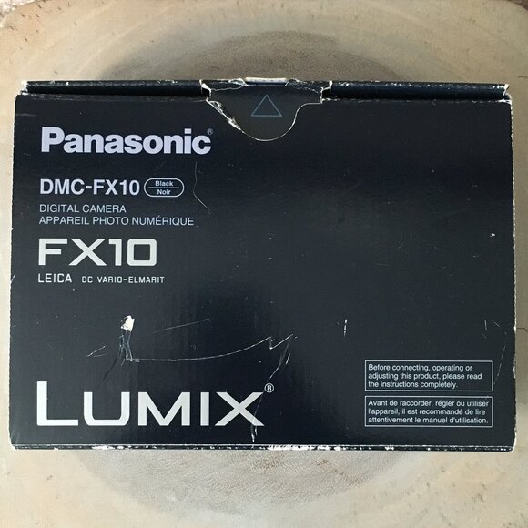Panasonic LUMIX DMC FX10 6.0MP Digital Camera In Black + Tamrac Case - Picture 10 of 16